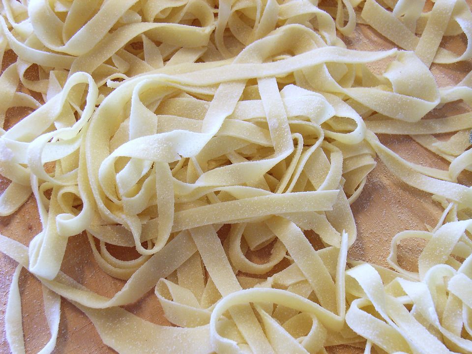Verse pasta, met de hand gemaakt